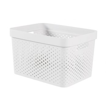 Curver Infinity Recycled Box 17l Dots White