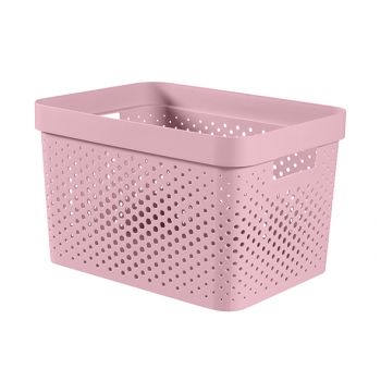 Curver Infinity Recycled Box 17l Dots Pink