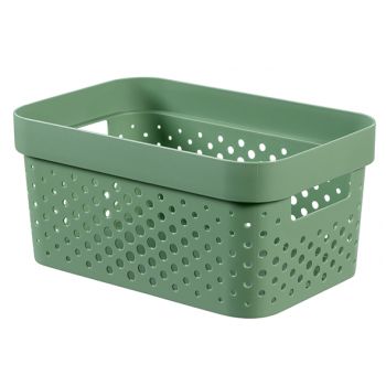 Curver Infinity Recycled Box 4,5l Dots Green