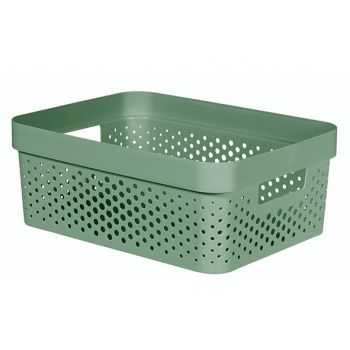Curver Infinity Recycled Box 11l Dots Green