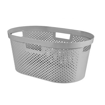 Curver Infinity Recycled Laundrybasket Dots 40l