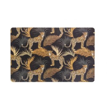 Cosy & Trendy Placemat Black Hunting Leopard 43.5x28.5