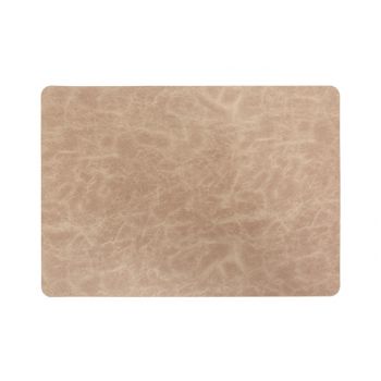 Cosy & Trendy Placemat Leatherlook Marbled Camel