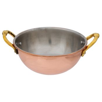 Cosy & Trendy Bowl Copper Outside Mat Inox Inside D13.