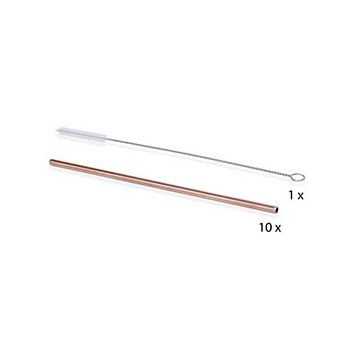 Cosy & Trendy Straw Ss Straight Copper Set10 21,4cm
