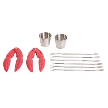 Cosy & Trendy Lobster Set 6pers - Pincer-fork-containe