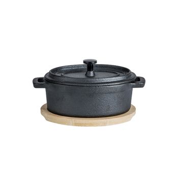 Cosy & Trendy Mini Caster Iron Pot Oval
