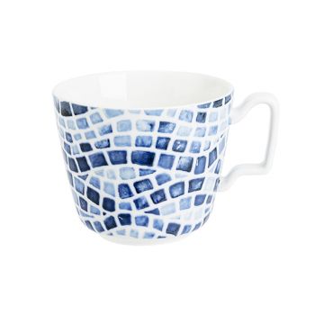 Cosy & Trendy Mosaic Blue Breakfast Cup D10,5xh8,8cm
