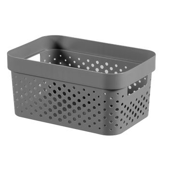 Curver Infinity Recycled Box 4,5l Dots Grey