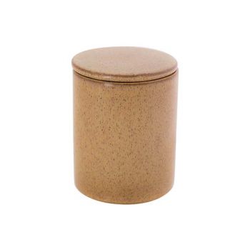 Cosy @ Home Box With Lid Glazed Foodsafe Beige 8x8xh