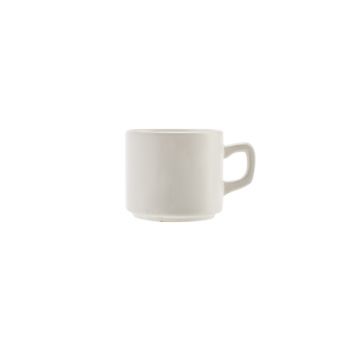 Cosy & Trendy Tower White Coffee Cup 18cl D7,5xh6,7cm