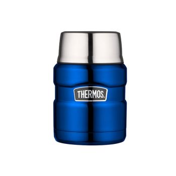 Thermos King Food Jar Metalic Blue 470ml