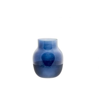 Cosy @ Home Vase Modern Blue 15,5x15,5xh19cm Round G
