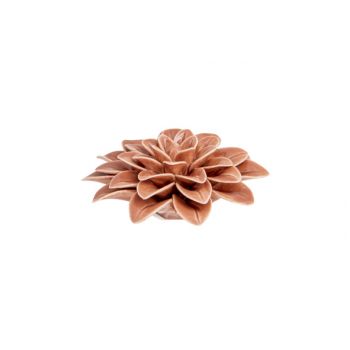 Cosy @ Home Flower Style3 Terracotta 8,8x8,8xh3,2cm