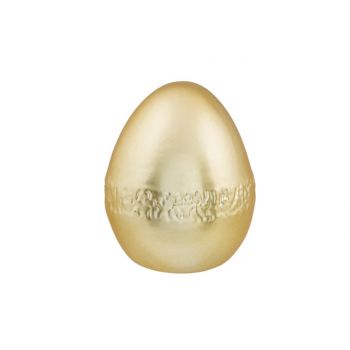 Cosy @ Home Egg Gold  Brass 7,5x7,5xh8,7cm Oval Cera