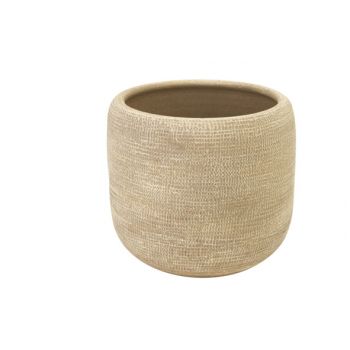 Cosy @ Home Flowerpot Groves Sand 18x18xh16cm Cylind