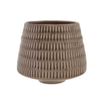 Cosy @ Home Flowerpot Anise Taupe 15,5x15,5xh13,5cm