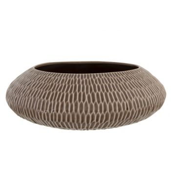 Cosy @ Home Bowl Anise Taupe 32x32xh12cm Round Stone