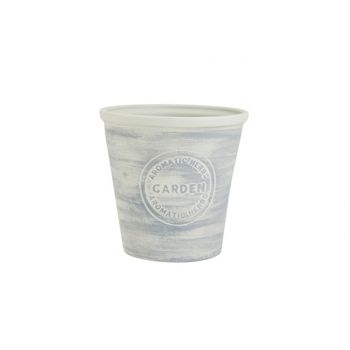 Cosy @ Home Flowerpot Herbs Washed Finish Grey 14,5x