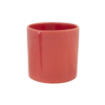 Cosy @ Home Flowerpot Red 10x10xh10cm Cylindrical St