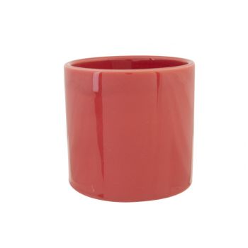 Cosy @ Home Flowerpot Red 13x13xh13cm Cylindrical St