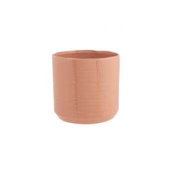 Cosy @ Home Flowerpot Old Pink 10x10xh9,5cm Cylindri