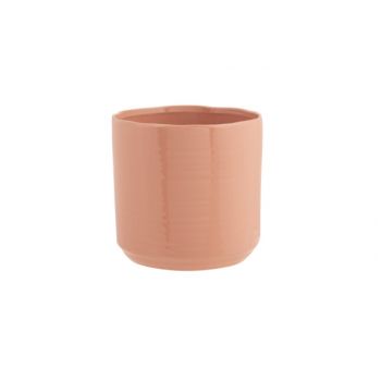 Cosy @ Home Flowerpot Old Pink 11x11xh10,5cm Cylindr