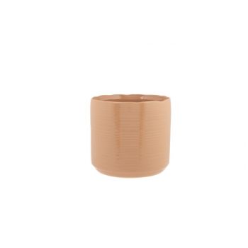 Cosy @ Home Flowerpot Sand 16,5x16,5xh15cm Cylindric