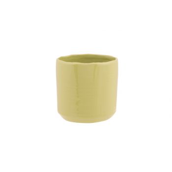 Cosy @ Home Flowerpot Olive Green 10x10xh9,5cm Cylin
