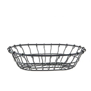 Cosy & Trendy Viggo Fruit Basket Black 23x15,5xh6cm