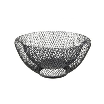 Cosy & Trendy Corbio Fruit Basket Black 30,5x30,5xh15c