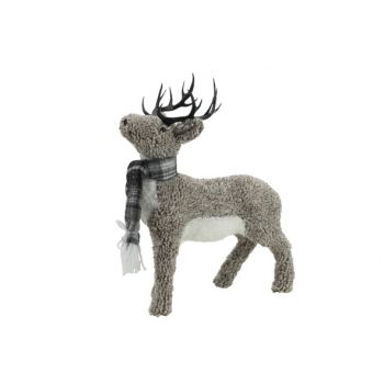 Cosy @ Home Deer Fur Grey 32x12xh28cm Foam