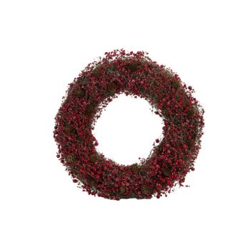 Cosy @ Home Wreath Berries Red D35xh5cm Synthetic