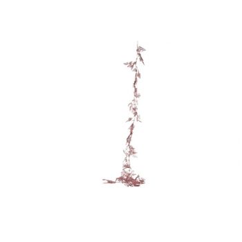 Cosy @ Home Garland Leaves Glitter Pink 200cm Synthe