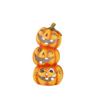 Cosy @ Home Pumpkin Trio Grey 26x25xh51,5cm Polyresi