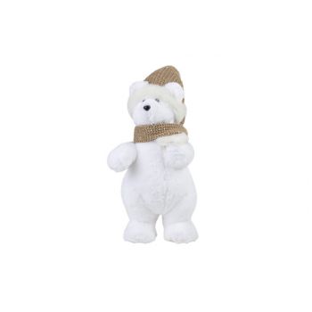 Cosy @ Home Bear Standing Knitted Cap And Scarf Cham