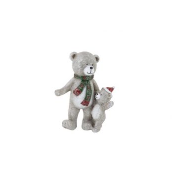 Cosy @ Home Bear Standing Teddy With Boy Red-brown 8