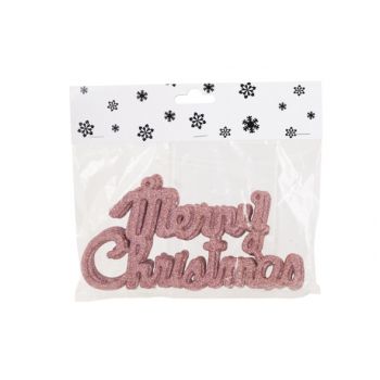 Cosy @ Home Hanger Set6 Merry Christmas Pink 20cm Sy