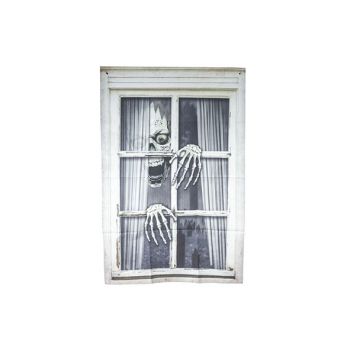 Cosy @ Home Window Decoration Curtain Window Skull A