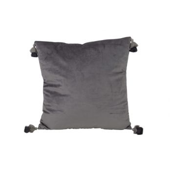 Cosy @ Home Cushion Flosh Grey 45x45xh10cm Polyester