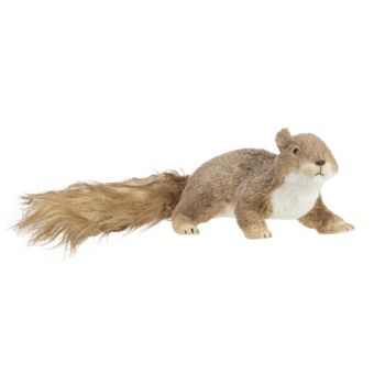 Cosy @ Home Squirrel Wild Fur Rust 45x21,5xh15cm Syn