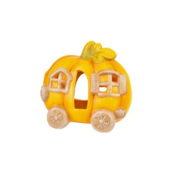 Cosy @ Home Pumpkin Carriage Orange 12,2x8,3xh12,2cm