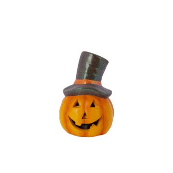 Cosy @ Home Pumpkin Brown Hat Orange 12x12xh17,3cm R