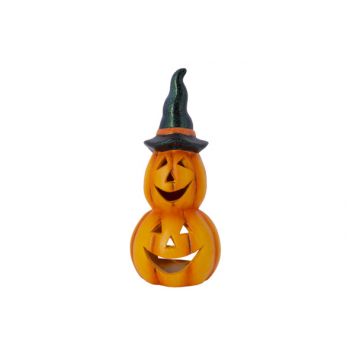 Cosy @ Home Hat Pumpkin Heads Stacked Orange 12,5x11