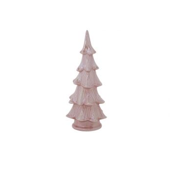Cosy @ Home Xmas Tree Elegant Pink 8,8x7,6xh20,1cm D