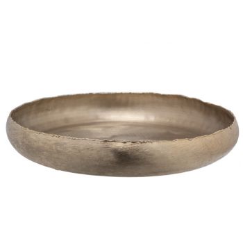 Cosy @ Home Bowl Brushed Gold 36,5x36,5xh5,5cm Round