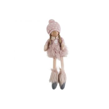 Cosy @ Home Winter Child Sophie Sitting Pink 18x10xh