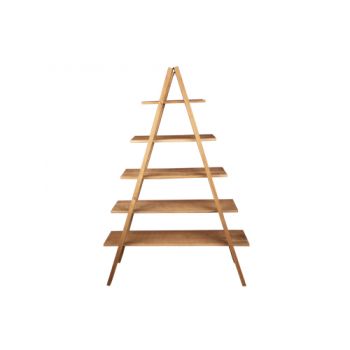 Cosy @ Home Deco Ladder 5 Shelves Nature 100x41xh150
