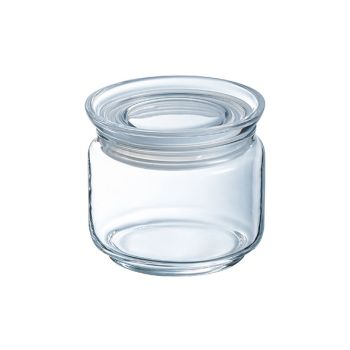 Pure Jar Storage Pot Transparent 50cl Round