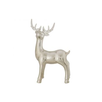 Cosy @ Home Deer Silver 20,6x14,2xh36,8cm Dolomite